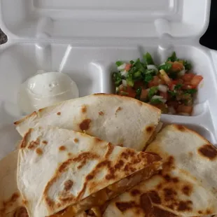 Quesadillas!! They were great!!