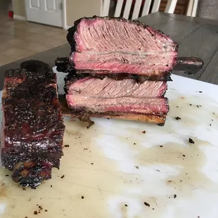 Smoked salt &amp; pepper Beef Short Plate Ribs