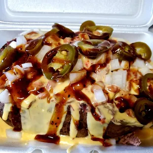 nachos, food