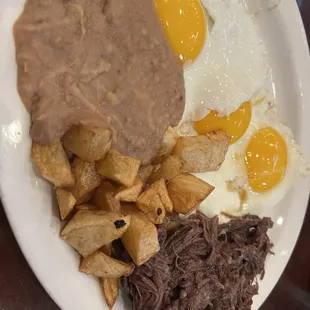 Rancheros with barbacoa