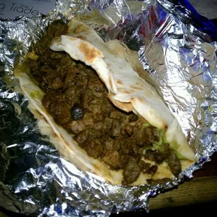 Now that is a taco! None of this mini taco business...