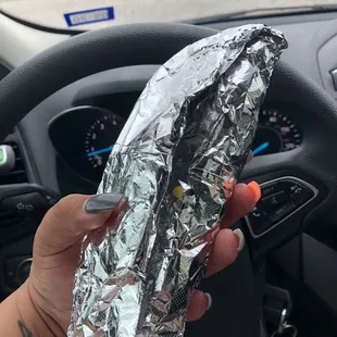 You can see it's not a sissy taco.