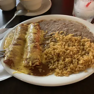 Two Beef Enchiladas