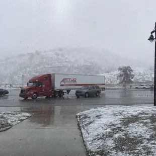 Snow on the mountain