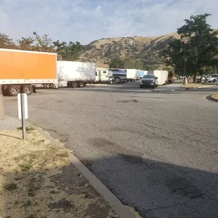 View of truck/RV lot
