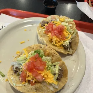 The puffy tacos were good, but not as good as La Jacala which burned down