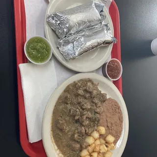 Carne Guisada Plate