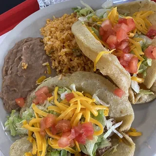 Puffy Tacos Plate