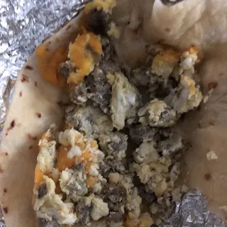 Country Sausage and Egg Taco