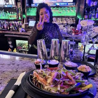 Shrimp Fajita Platter