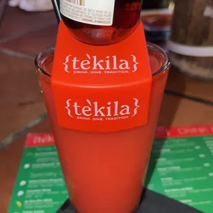 Frozen strawberry margarita