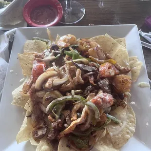 Fajita &quot;Tekila&quot; Nachos