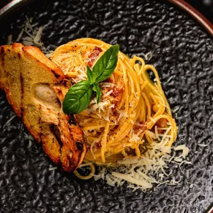 pasta dish, pasta, food