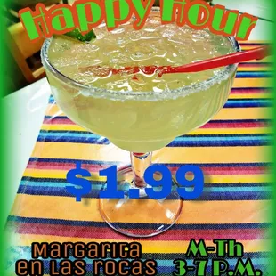 Happy hour margaritas