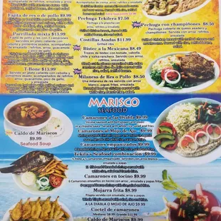 Antojitos Mexicanos
Mariscos