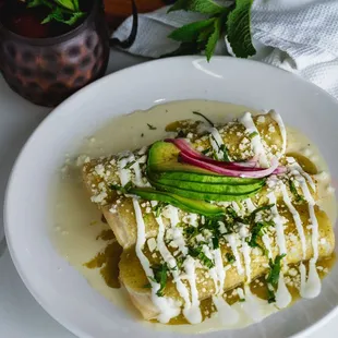 Enchiladas Verdes