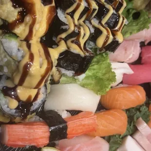 The sushi i ordered looks good but Taste 5/10 so blend