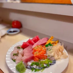 Sashimi platter &amp; tekka dinner for 2