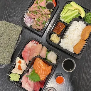 omakase and beef tataki (04/2021)