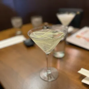 Cucumber martini
