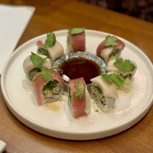 sushi and sashimi, food, sashimi, sushi