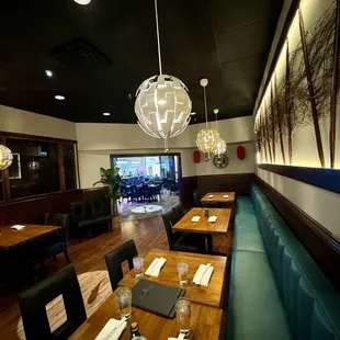 Inside of the restaurant