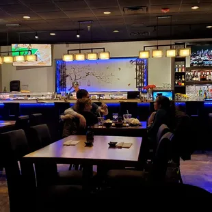 the interior of a restaurant