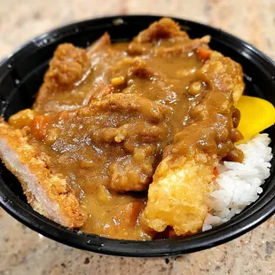 Mix Katsudon with Curry