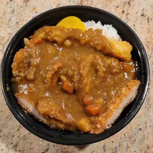 Mix Katsudon with Curry