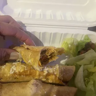 Chicken taquitos
