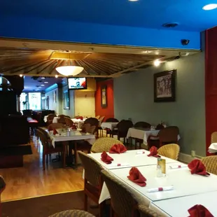 interior, sushi and sashimi