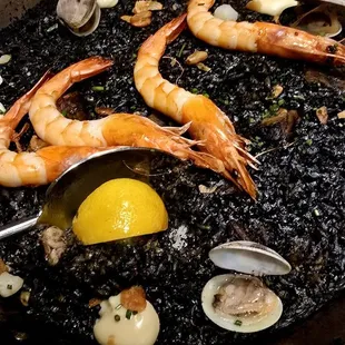 Squid Ink Paella