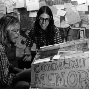 Telegraph Avenue was home to the very first computerized bulletin board system, the community memory, "precursor" to Craigslist and Facebook