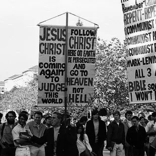 Holy Hubert in Sproul Plaza. He is the author of a book, BLESS YOUR DIRTY HEART, available on Amazon dot com. ---Tom Brody