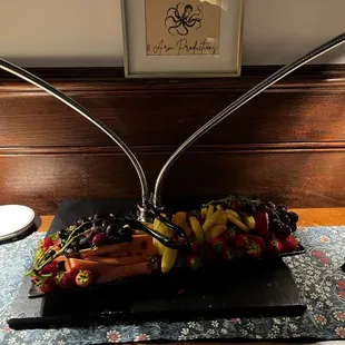Fruit platter that was brought out later in the night