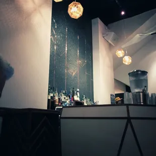 The bar in the Telegraph Room