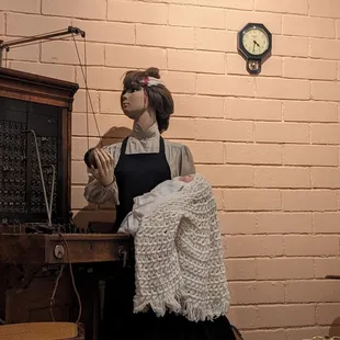 Mannequins telling stories about the importance of phones. Cheesy but fun