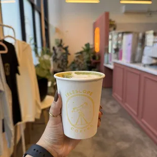 Orange Vanilla Matcha Latte