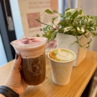 Orange Vanilla Matcha Latte