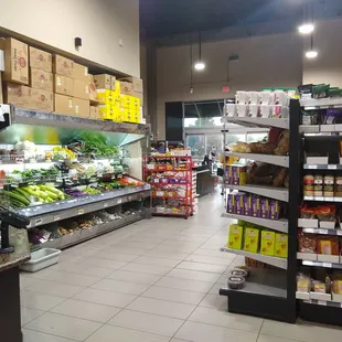 a view of a grocery store