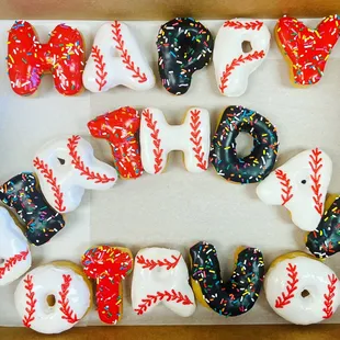 Baseball donuts