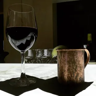 House Cabernet and Mexican Mule