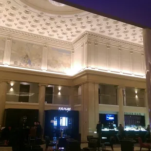 Teller bar inside the old Colorado National Bank   a Renaissance Hotel now.