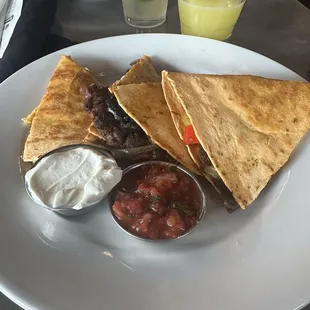 Black Bean/ Veggie Quesadilla