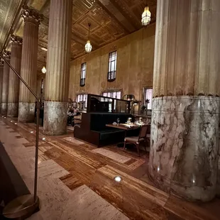 Original 1937 pillars and architecture