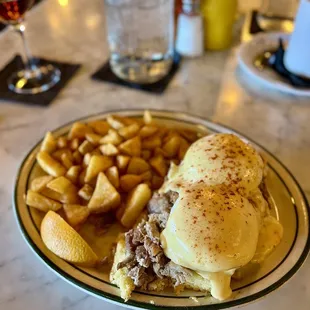 a plate of food