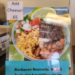 Barbacoa borracho bowl