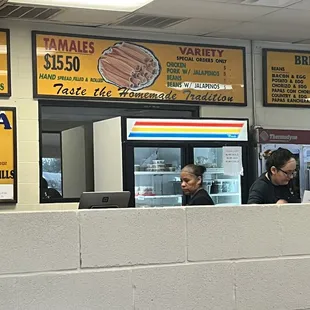 We pork tamales are the best they definitely figured out the masa on the tamales.