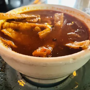 The BEST tortilla soup!