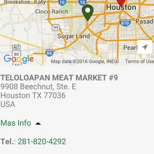 This is very important to know the true name of this store. This is Teloloapan Meat Market, Supermercado is a different store.